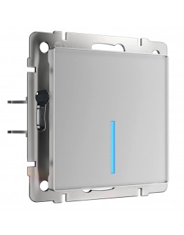Сенсорный выключатель одноклавишный с функцией Wi-Fi Werkel серебряный W4510606 4690389149825